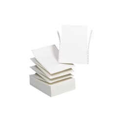 Papier Listing blanc 1 exemplaire 240x12 - carton de 2000