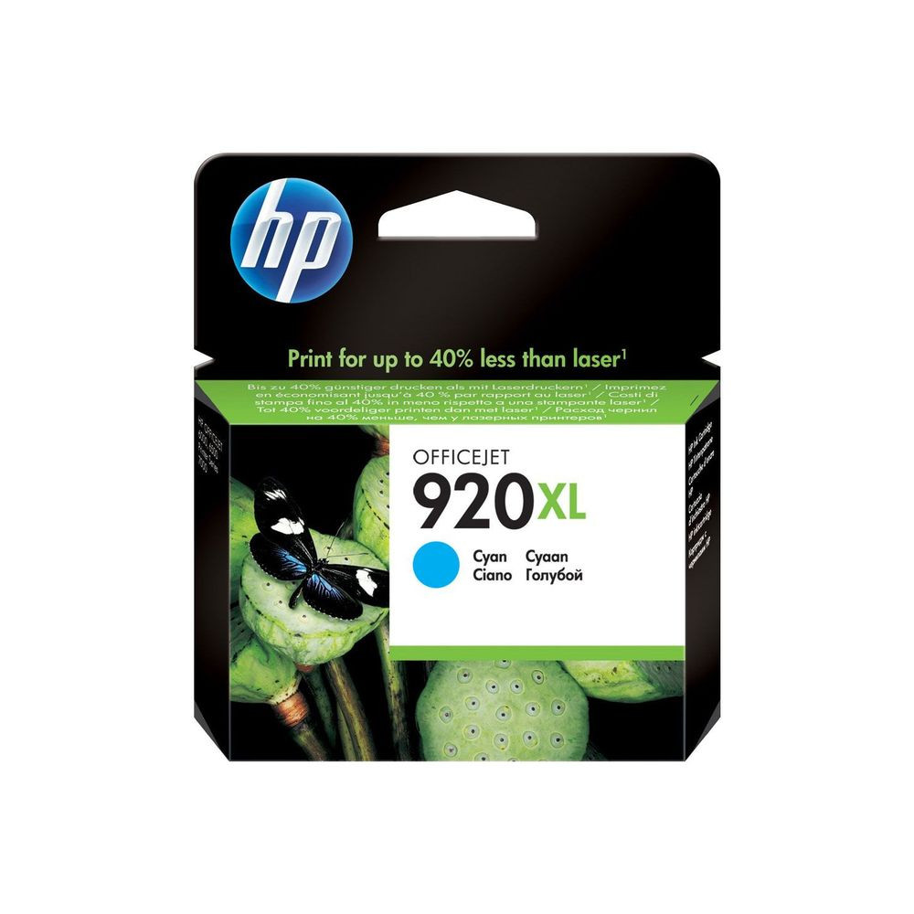 Cartouche D'encre HP 920XL Cyan D'origine (CD972AE)