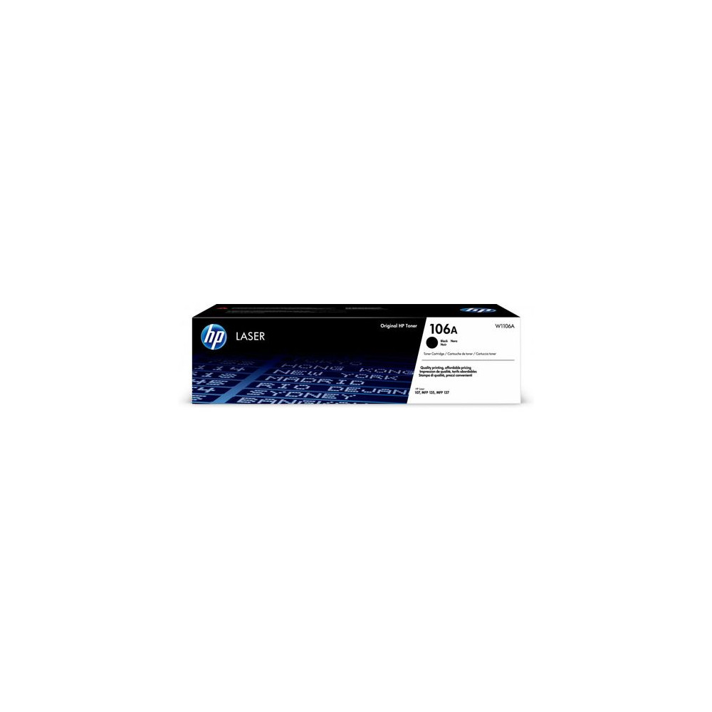 Cartouche De Toner HP 106A-W1106A Noir