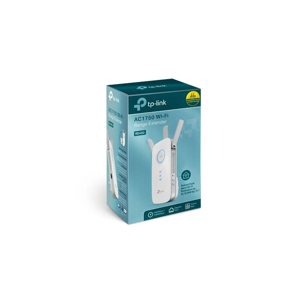 Point d'accès TP-Link RE450 WiFi 5 Bi-bande AC1750 Mbps