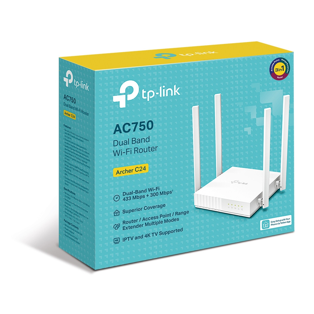 Point d'accès TP-Link AC750 Archer C24 Dualband
