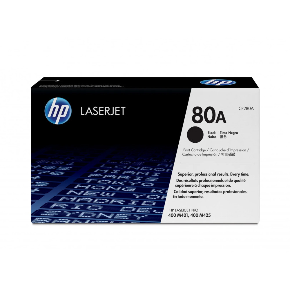 Cartouche de Toner HP 80A (CF280A) noir