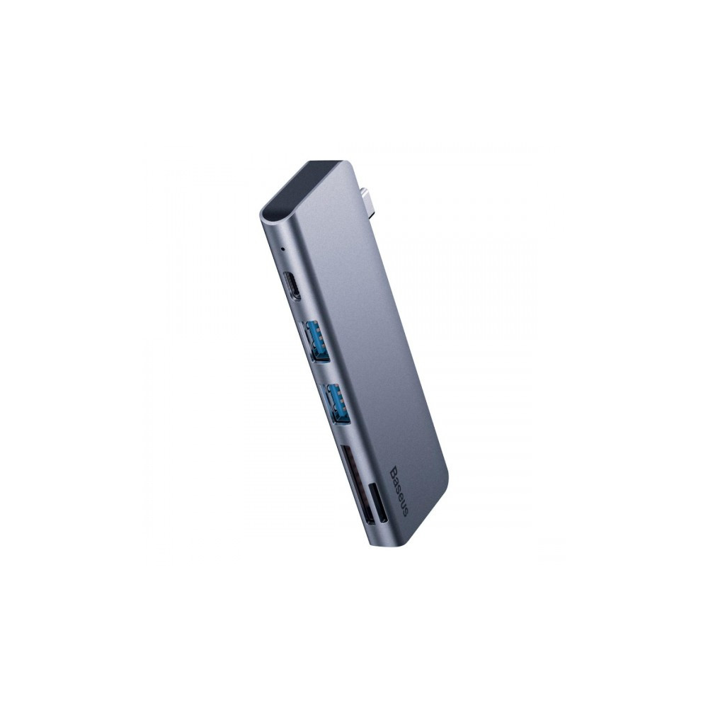 5en1 USB 3.0 x 2 + SD + TF + HUB USB-C / type C PD Smart